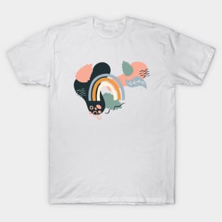 Abstract rainbow T-Shirt